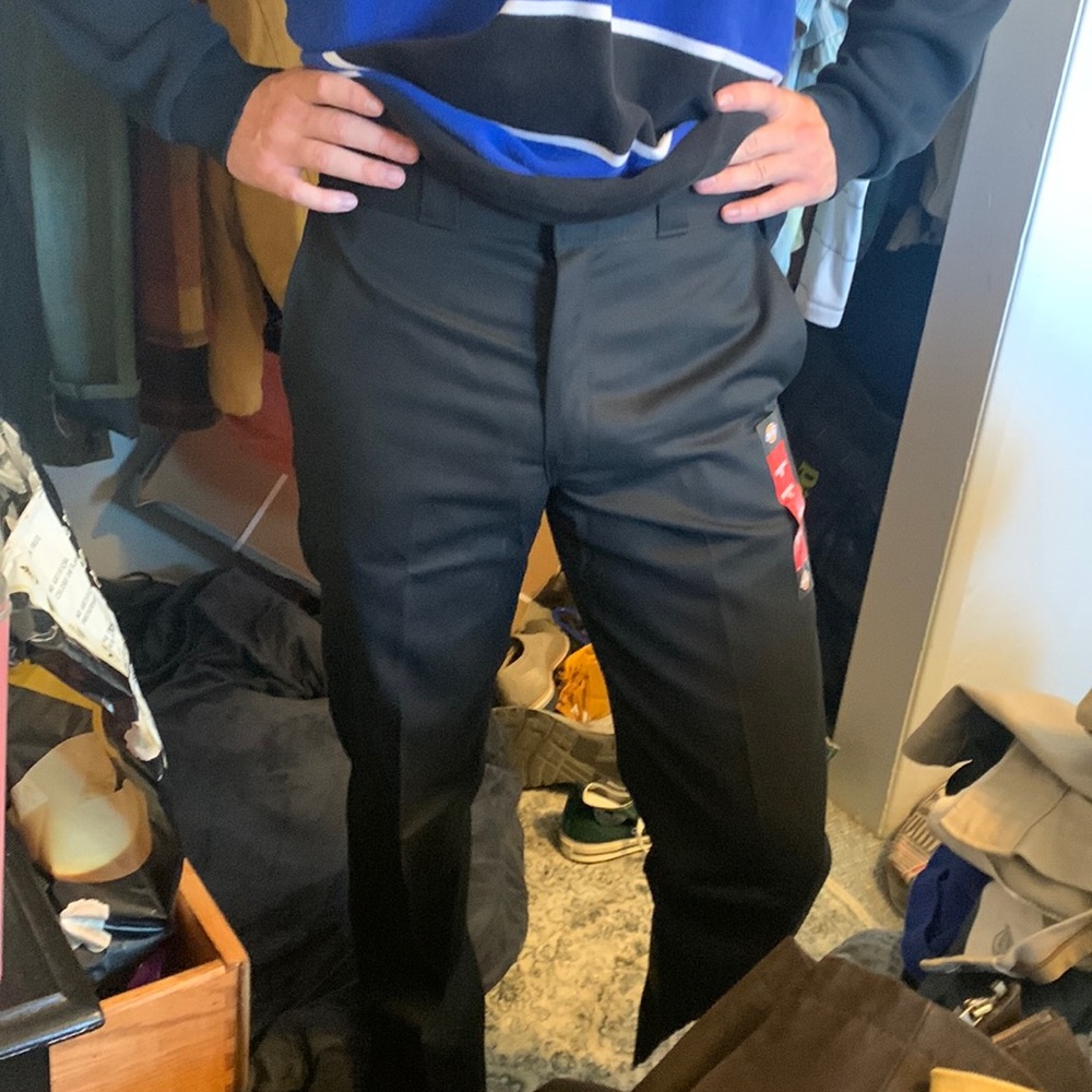 Mens Black Original Fit Dickies
